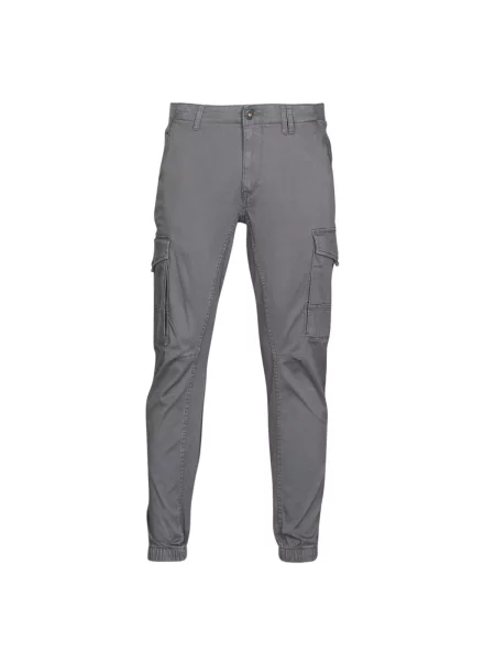 Kalhoty Jack & Jones šedé