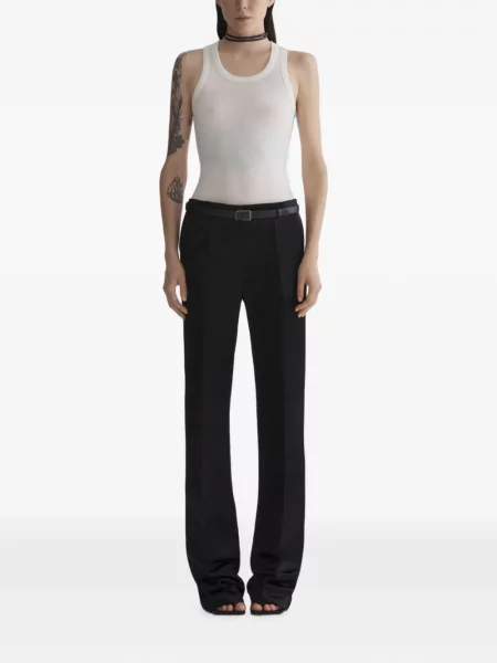 Top Mugler alb
