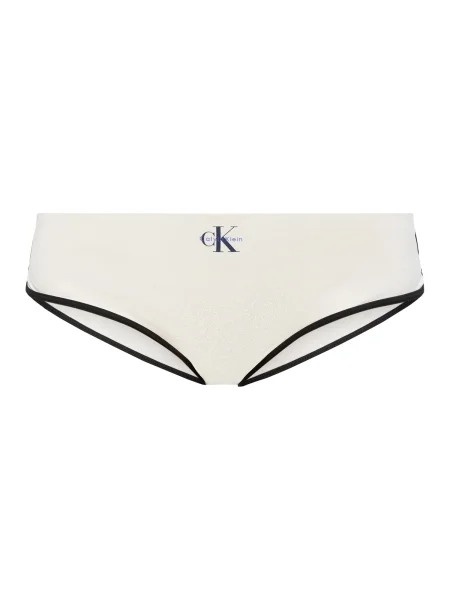 Calvin Klein Swimwear Bikini donji dio crna / prljavo bijela
