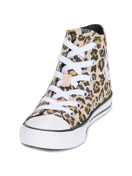 Členkové topánky Converse hnedá