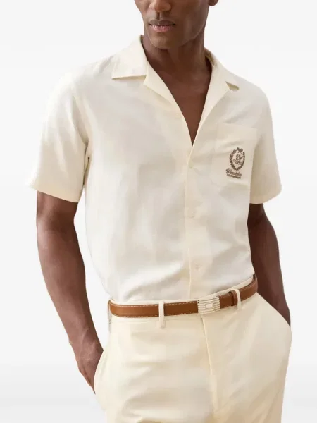 Košile Ralph Lauren Purple Label s autogramem fialová