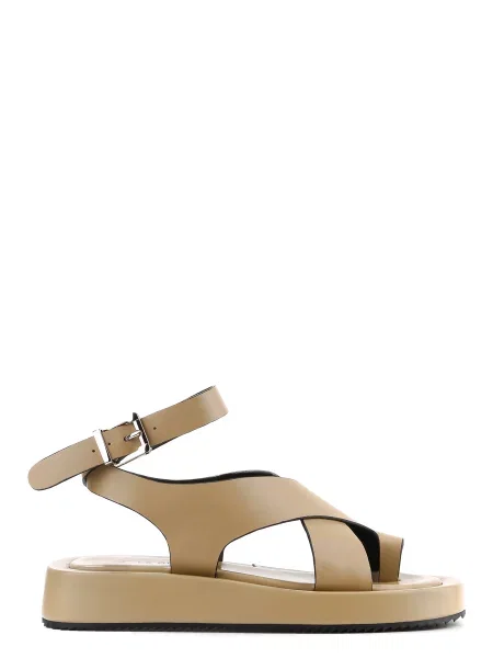 Шкіряні Сандалії LeBERDES хакі