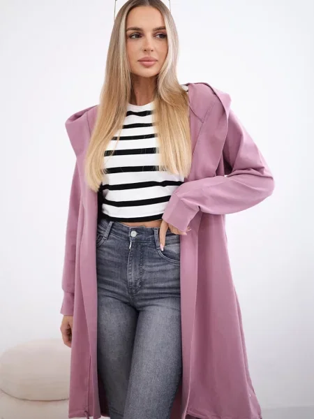 Cardigan Kesi cu imagine roz