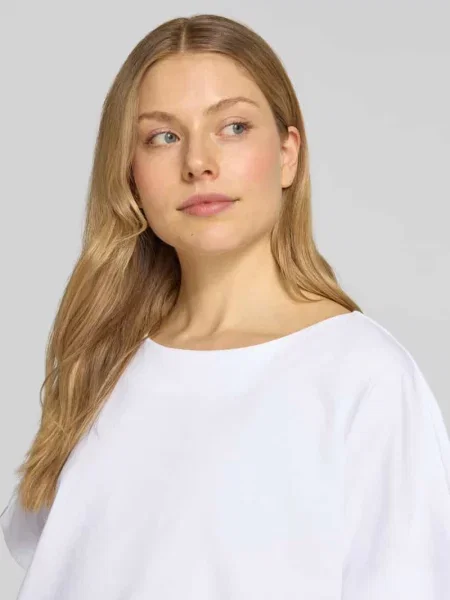 T-shirt ze sznurkiem model Sarzi' Opus biała