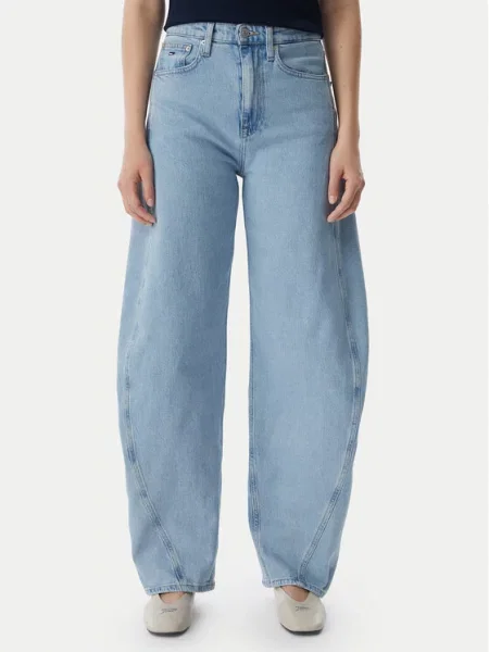 Tommy Jeans Džinsai Ella Barrel Fit mėlyna