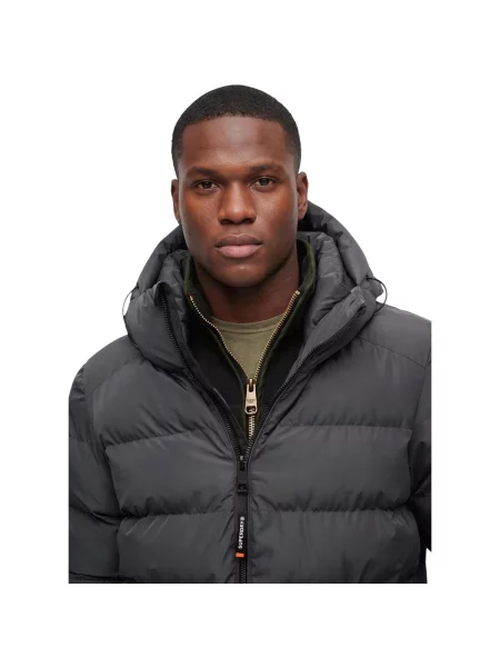 Geacă cu puf Superdry gri