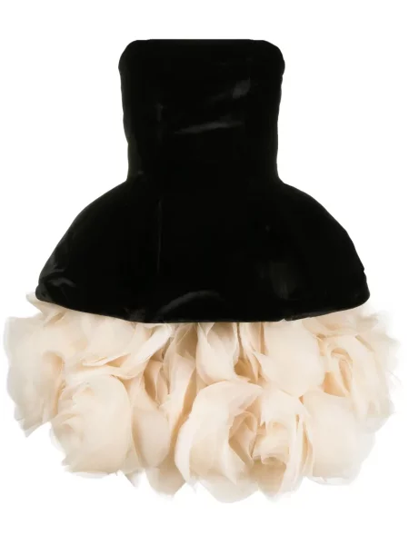 Rochie mini Ana Radu de catifea de costum negru