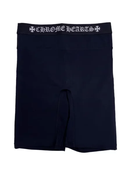 Pantaloni scurți de sport Chrome Hearts cu motiv cu inimi cu autograf albastru