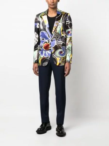 Vilnonės kelnės Moschino mėlyna