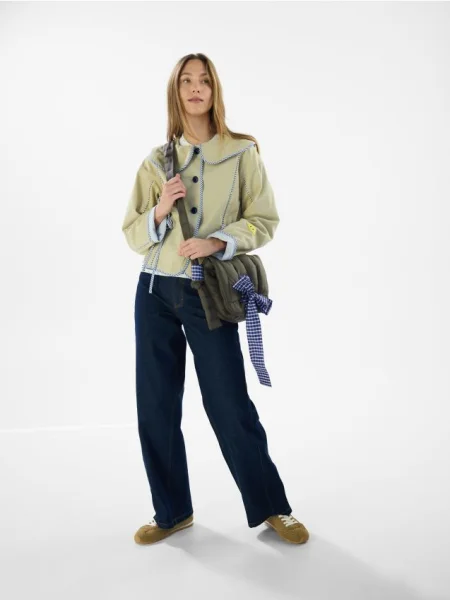 Reserved Стьобана сумка пильно-коричневий коричнева