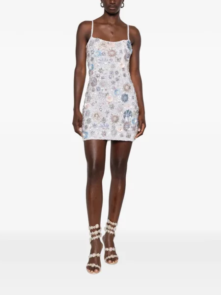 Rochie mini Rachel Gilbert cu model floral alb