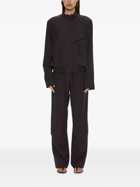Pantaloni Christopher Esber din țesătură twill negru