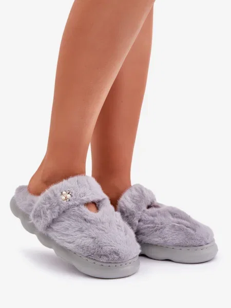 Pantofle Marka Niezdefiniowana šedé