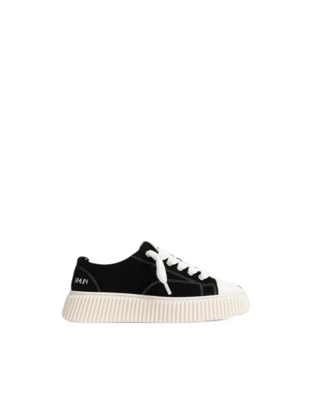 Sneakersy Rhun skórzane czarne