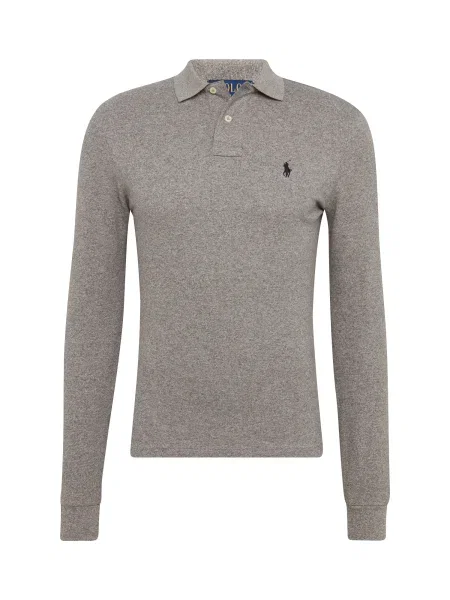 Polo Ralph Lauren Tricou SLEEVE-KNIT închis gri