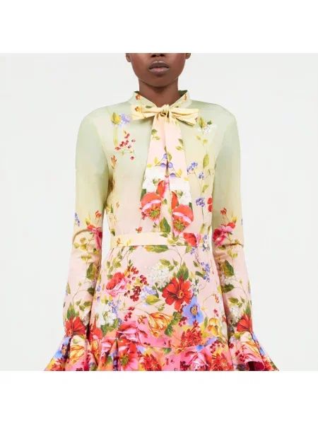 Sukienka mini Roberto Cavalli z nadrukiem