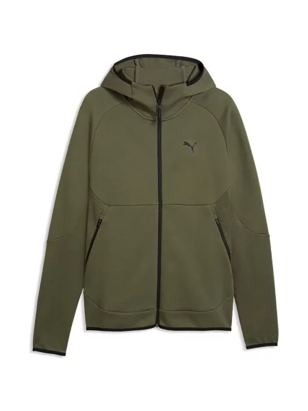 Hanorac cu glugă Puma verde