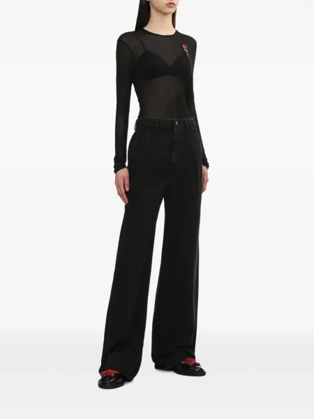 Tricou mânecă lungă Simone Rocha negru