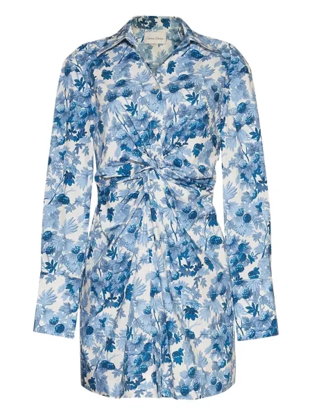 Mała mały sukienka mini Cara Cara garniturowa niebieska