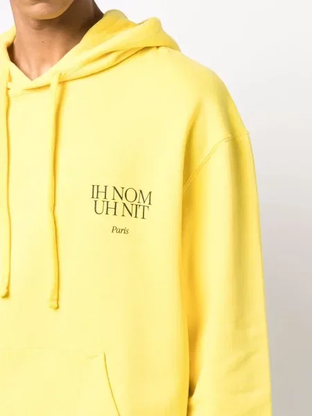 Hoodie Ih Nom Uh Nit με σχέδιο κίτρινο