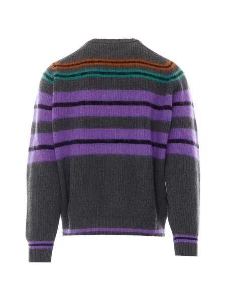 Pulover Lanvin cu dungi gri