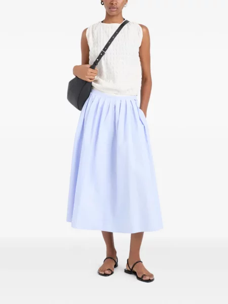 Plisuotas plisuotas sijonas Proenza Schouler White Label balta