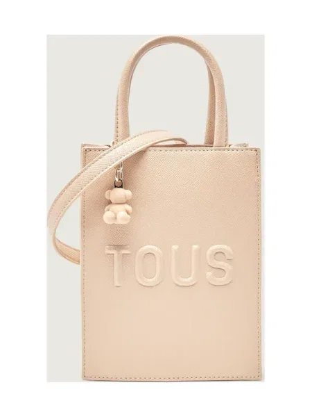 Táska TOUS MINI BOLSO POP TOUS BRENDA bézs