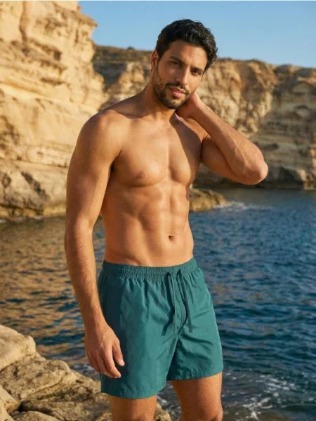 Sinsay Szorty kąpielowe niebieski