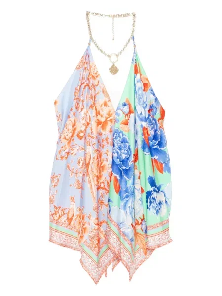 Fular Camilla albastru