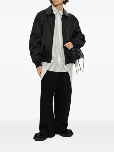 Бягане панталон Balenciaga бродирани черно