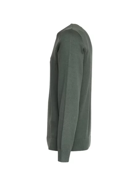 Pulover Carhartt Wip cu broderie verde