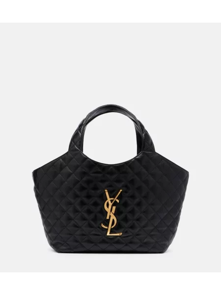 Geanta de piele Saint Laurent din piele negru