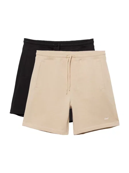 Pull&Bear Pantaloni STWD bej negru