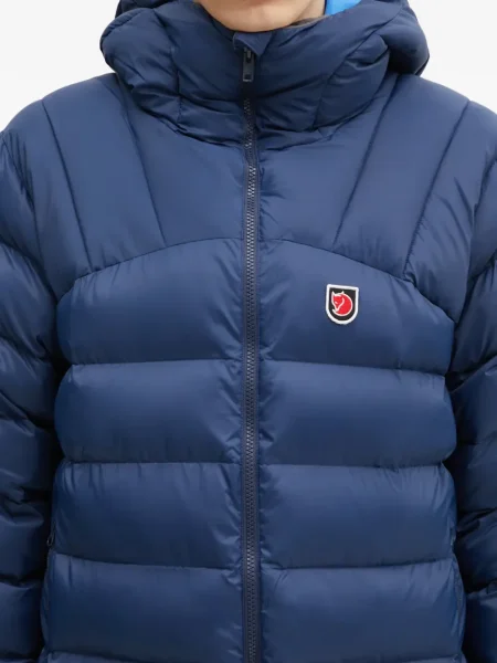 Geacă Fjallraven cu glugă albastru