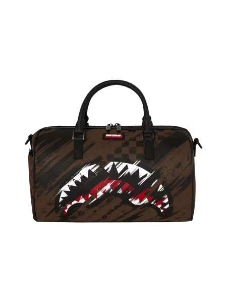 Torba podróżna Sprayground w stylu grunge brązowa