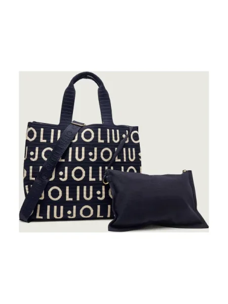 Liu Jo Geantă shopper + borsetă albastru