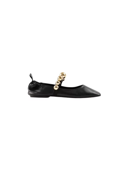Souliers Martinez baleriny skórzane FLAMENCA czarne