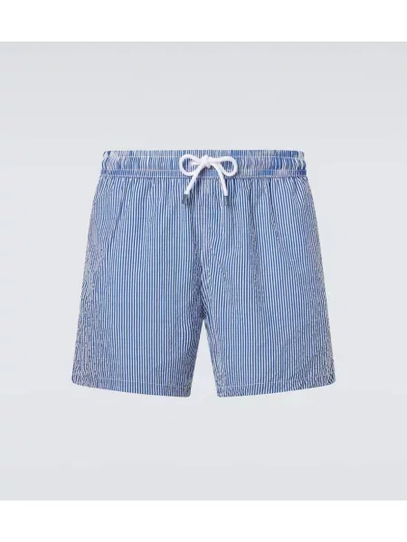 Plavalne hlačke Fedeli s črtami modra