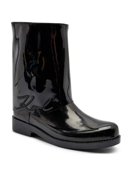Cizme de cauciuc KARL LAGERFELD negru