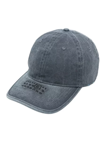 Maison Margiela czapka z daszkiem niebieska