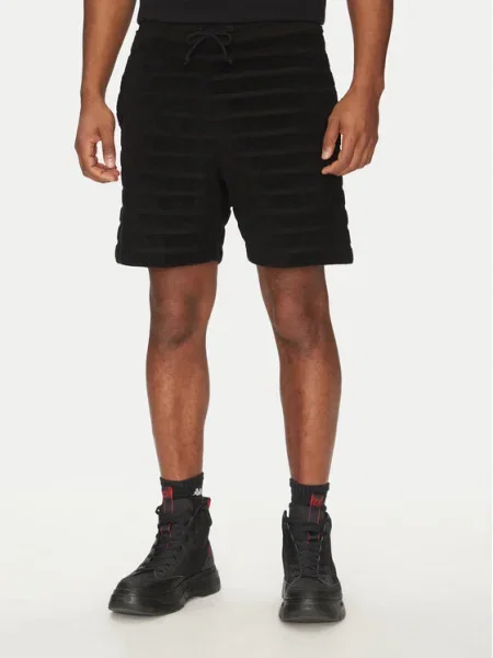HUGO Pantaloni scurți sport Dutowel negru
