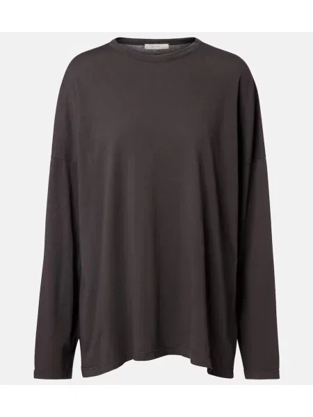 Tricou The Row din jerseu maro