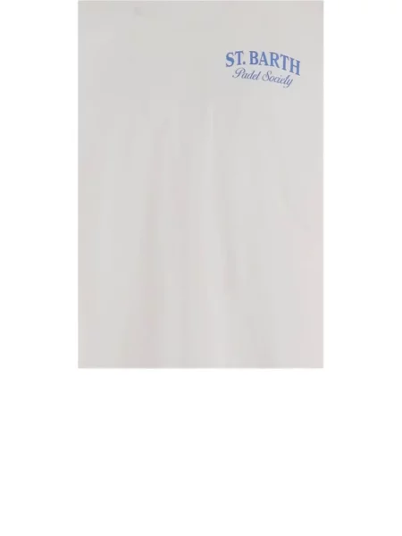 Tricou Mc2 Saint Barth cu imagine alb