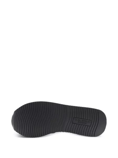 Polo majica Us Polo Assn s vezicama s čipkom crna