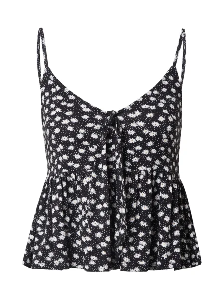 ABOUT YOU Top Aurelia negru alb