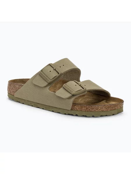 Pantofle BIRKENSTOCK Arizona BF Narrow faded khaki zelené