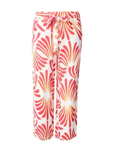 Hailys Pantaloni cutați portocaliu / roz alb