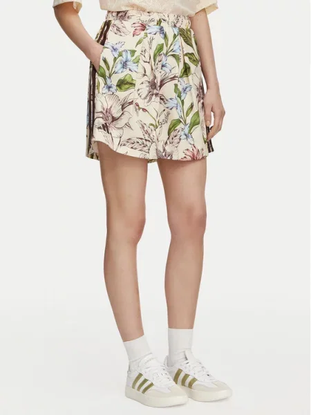 Adidas kratke hlače za žene x Farm Rio bež
