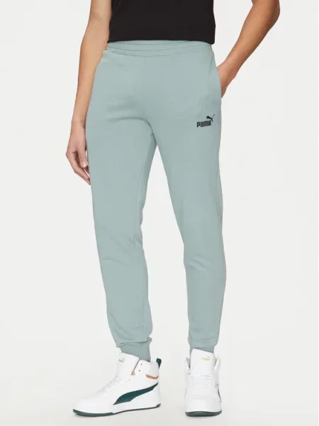 Puma Sportinės kelnės Ess No. 1 Logo žalia
