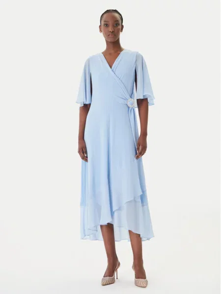 Joseph Ribkoff Rochie cocktail celest albastru